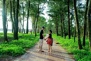 Có một con đường mang tên là ‘’tình yêu’’ trên đảo Cô Tô Có một con đường mang tên là ‘’tình yêu’’ trên đảo Cô Tô