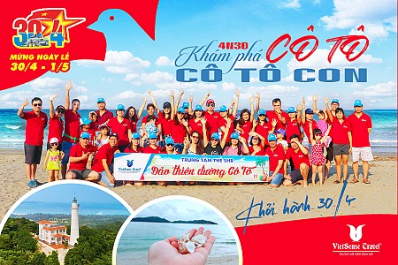 Hà Nội - Vân Đồn - Cô Tô - Bãi Đá Cầu My - Cảng Cái Rồng | Dịp 30/4 3 Ngày 2 Đêm