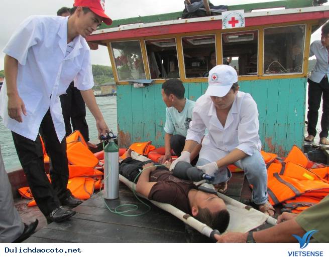 Đảo Cô Tô Diễn Tập Cứu Hộ Trên Biển - Ảnh 1