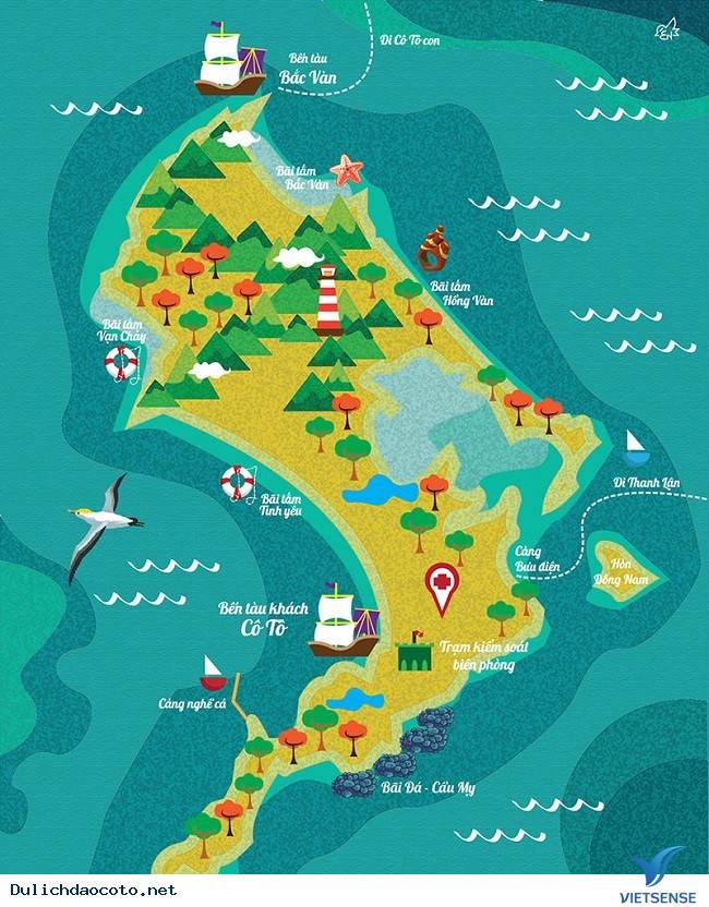 Làm thế nào để đến đảo Coto từ Vân Đồn